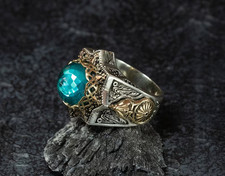 Chevalière fait à la main en