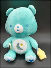 Doudou Peluche Activités Bisounours Bleu Truquoise - Étoile Lune - Jemini 
