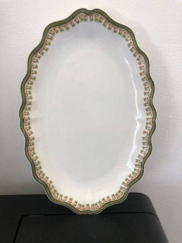 Plat ovale porcelaine - porcelaine, limoges
