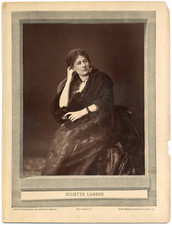 Galerie contemporaine, Juliette Lamber vintage print, Juliette Lambert née le 