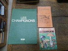 lot de 3 ouvrages sur les champignons : champignons de Uberto Tosco
