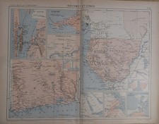 CARTE GEOGRAPHIQUE DE 1883
