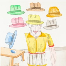 Antonio SEGUI chapeau vert de