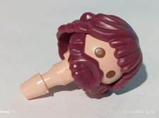 PLAYMOBIL TÊTE PERRUQUE BARBE