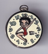 RARE PINS PIN'S .. BD COMICS USA BETTY BOOP TENUE SEXY & MONTRE WATCH EMAIL ~FN
