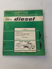 Ancienne Revue Technique DIESEL CAMION BERLIET Juillet-Août 1970 N°44 D