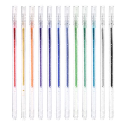 Stylos gel pailletés 12 - stylos,