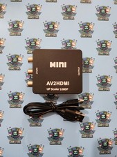 Mini Adaptateur Convertisseur Rca vers Hdmi 1080p + Cable - Pour Console Rétro 