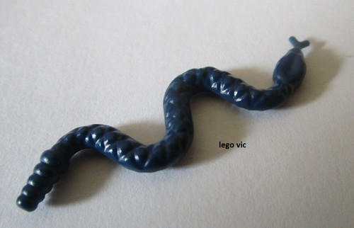 Lego 30115 snake - dark, blue