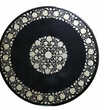 30 " Marbre Dîner Centre Table Haut Demi Précieux Pierres Art Incrustation