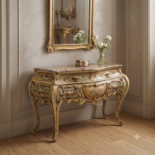 Commode ancienne style rococo - commode,