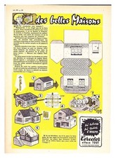 1959 DOCUMENT (ref CG 42) DéCOUPAGE MAISON   1page