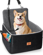Siège Auto pour Chien 52x52x50cm, Rehausseur Amovible et Lavable, Siege... 