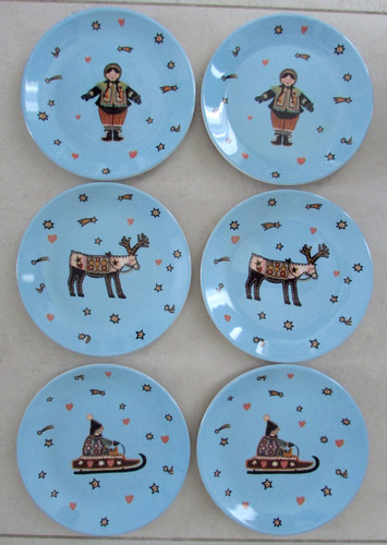 Ensemble assiettes à - ensemble, de