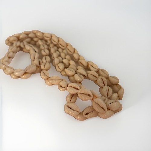 Grand collier coquillages - collier, en