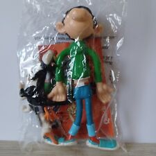 FIGURINE PUBLICITAIRE NEUVE QUICK 1998 - GASTON LAGAFFE  AVEC CHAT ET MOUETTE