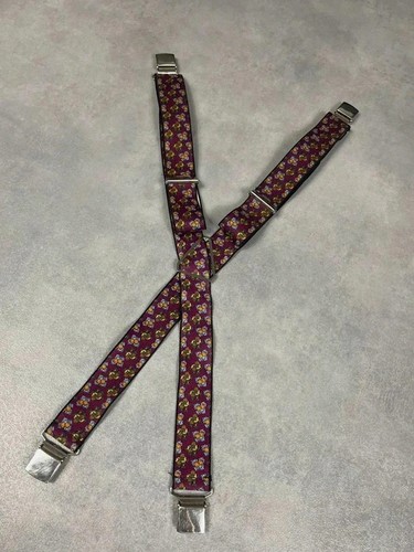 Bretelles vintage motifs