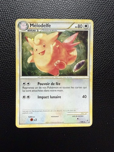 Carte pokémon melodelfe - carte,