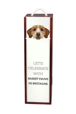 Basset Fauve De Bretagne Boîte À Vin Géométrique Art-Chien