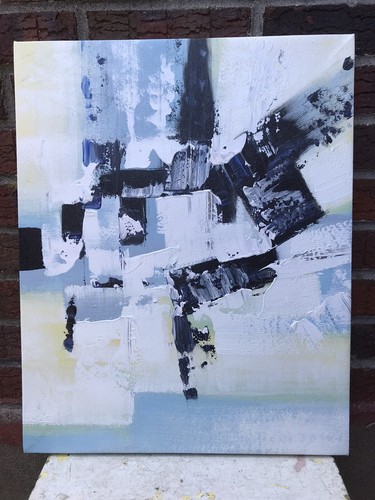 Abstract genuine oil - genuine,