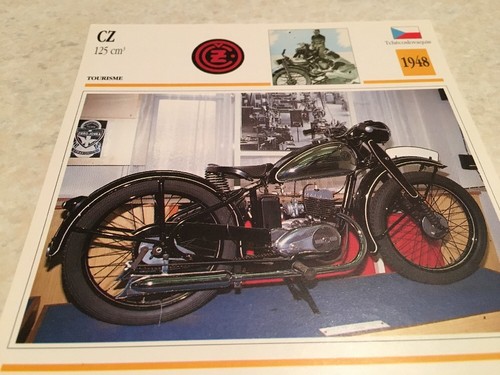 Carte moto 125 cm3 1948 - 125,