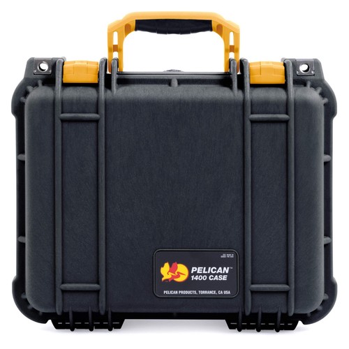 Black yellow pelican - black,