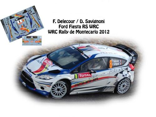 Decals ford fiesta rs - 1/43,