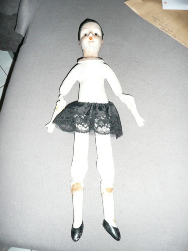 Poupée ancienne pierrot - ancienne, :