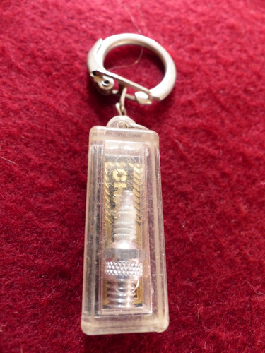 Ancien porte clé plastique - porte,