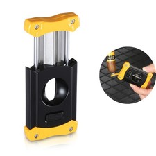 Galiner Pointu Coupe-cigare Couteau en Acier Inoxydable Portable Coffret Cadeau