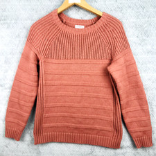 Damart Pull Saumon Femme Taille 34/36 tricot hiver col rond women pullover knit