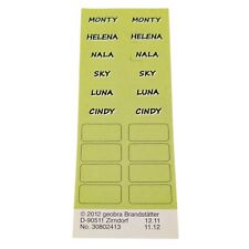 Playmobil autocollants verts