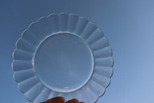 lot de 10 assiettes à dessert marguerite verre duralex HUILE LESIEUR