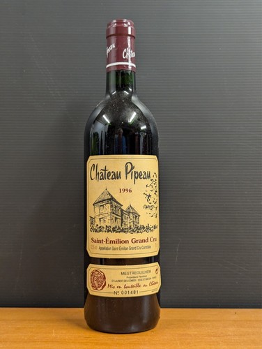 Saint emilion 1996 chateau - saint-emilion,