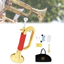 Trompette de cavalerie portable de 14 pouces pour spectacles, enfants et