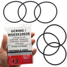 UCRING WS03X10038 O-Rings for GE GXWH04F GXWH20 GX1S01R Water Filters (3 Sets)