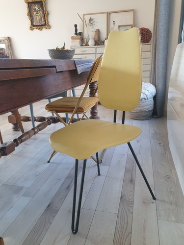 Chaise tripode vintage - chaise,