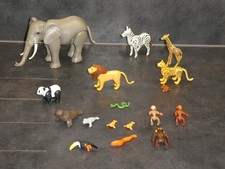 Playmobil, lot animaux sauvages, éléphant, zèbre, etc...