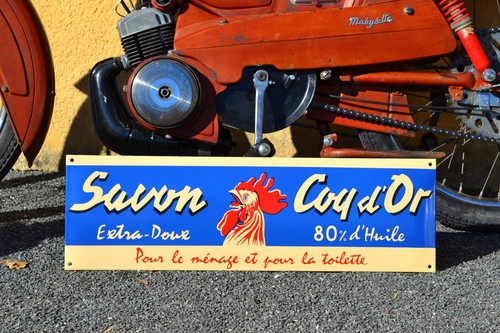 Grande plaque émaillée savon - grande,