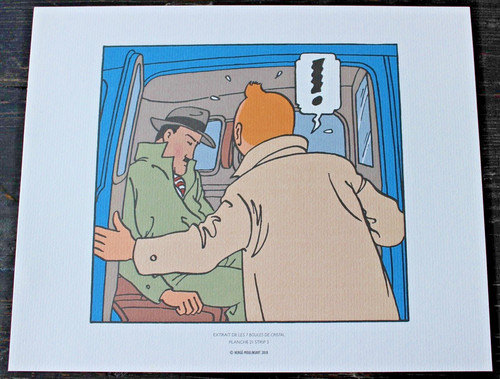 Litho libris tintin extrait - litho, ex