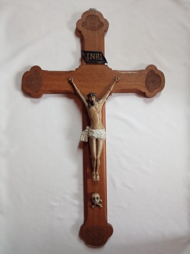 Superbe rare grand crucifix - et,