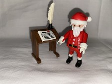 Playmobil Père Noël A Son Pupitre Lettres Plume Christmas