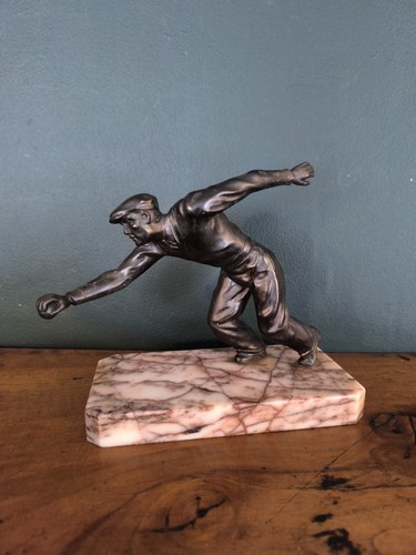 Ancienne statue joueur - ancienne,