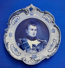 Assiette de Collection, Franz Anton Mehlem , Royal Bonn , NAPOLÉON , 1900, 1920