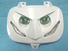 Optique de phare MBK BOOSTER/BWS/SPIRIT 1990à2003 XR8 blanc