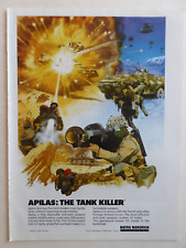 5/1989 PUB MATRA MANURHIN APILAS ARME ANTICHAR ANTI TANK WEAPON ORIGINAL AD