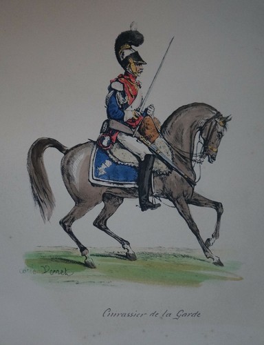 Gravure cuirassier de - gravure,