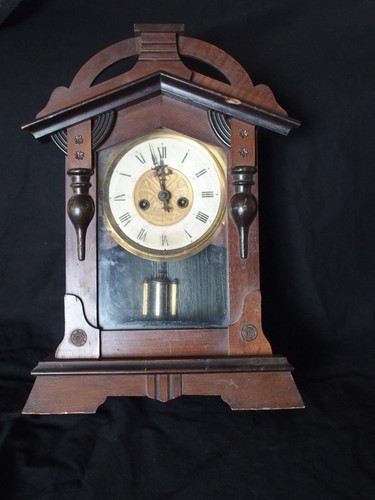 Ancienne horloge bois - ancienne, /a