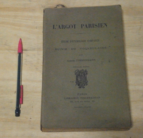 Argot parisien adrien - l', parisien,