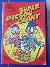 RARE SUPER PICSOU GÉANT N° 6  ( 85 BIS) 1978 1 ERE SÉRIE BD IDEM DISNEY MICKEY D